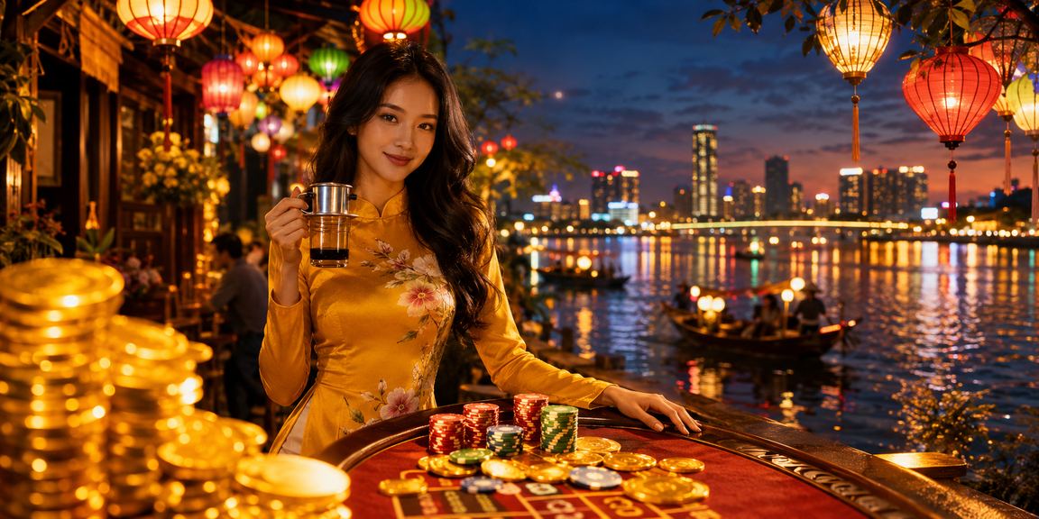 Trải nghiệm VIP và bonus live casino tại quán cà phê Sài Gòn buổi tối